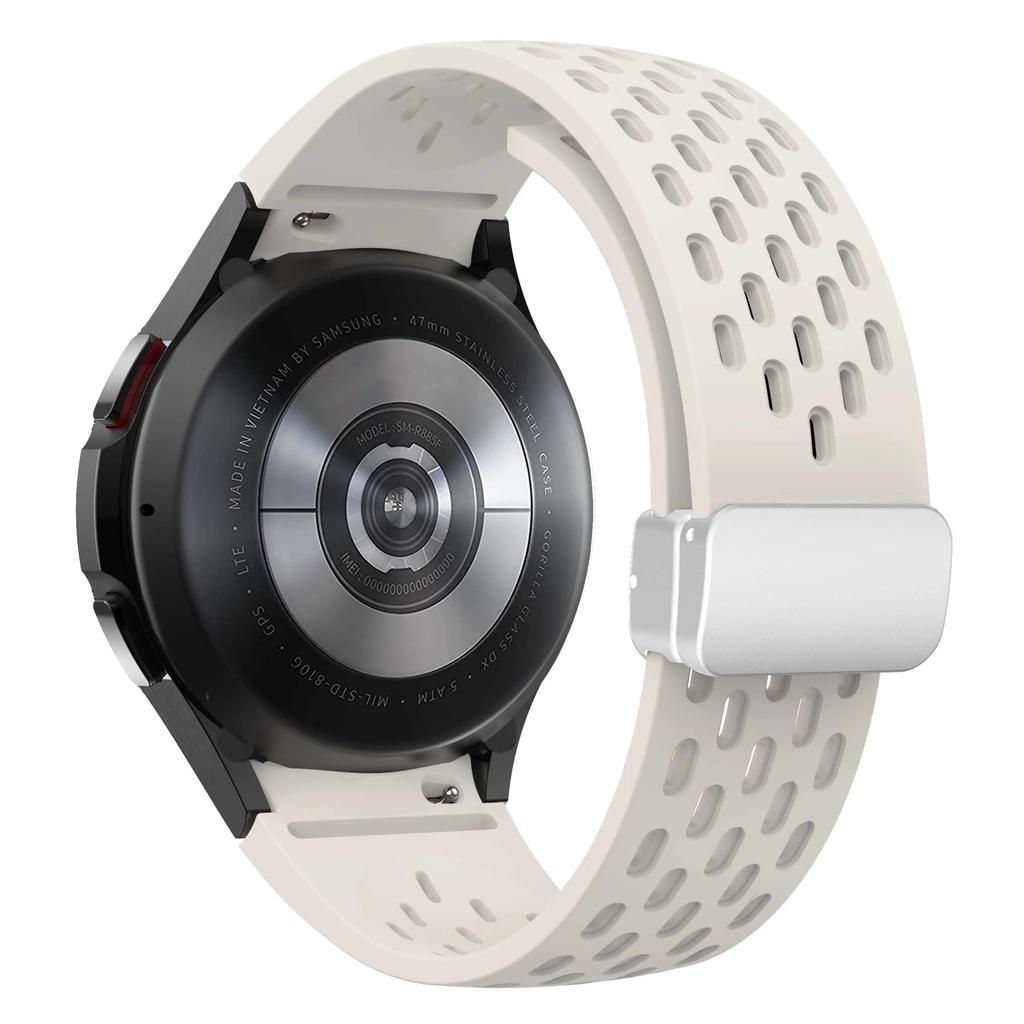 Silicone Strap for Samsung Galaxy Watch 6 5 4 5Pro 6Classic 40 44 45 43mm 47mm Magnetic Buckle Band No Gaps Bracelet Correa Belt