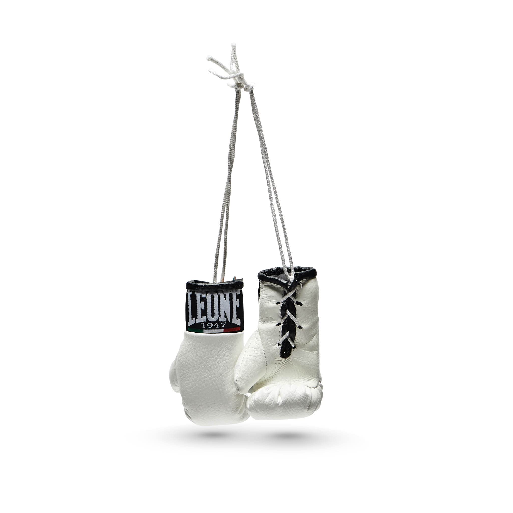 

LEONE 1947 Боксерский аксессуар для автомобиля x 10 см для AC911 В форме перчатки [АВТОМОБИЛЬНЫЕ МИНИ-ПЕРЧАТКИ] 4.5 Перчатки на шнуровке, Белые, [Аутентичный] белый