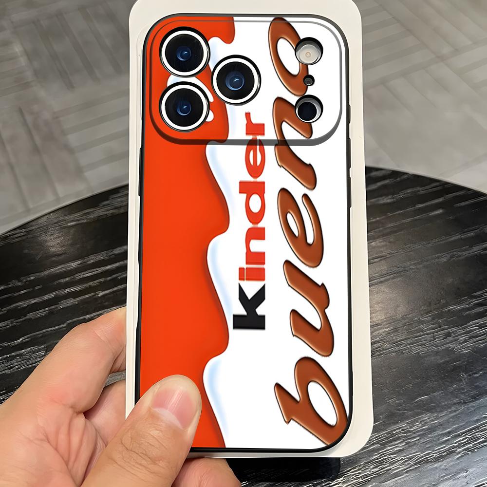 Trolly Egg K-KINDER JOY Surprise Phone Case For IPhone 17 Pro Max 16 15 14 Pro Max 13 11 X Xs Xr 8 7Plus Silicone Cover