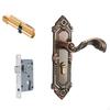 Mortise Lock Door Handle Lever Set Ornate with