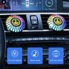 Car Music Rhythm Light RGB LED Music Car Vent Light APP Sound Activated Led Lights Control Air Freshener Ambient Light