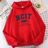 Letter NCIT 127 Neo Culture Institute Of Technology Prints Oversize Womenswear Hoodie Harajuku Fleece Hoody Pullover Sweatshirt
