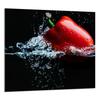 GLASPANEL FÜR DIE KÜCHE 65x60 Paprika