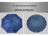 Jieguo Windproof Automatic Golf Umbrella - Large Dual-Use, Sun & Rain Protection for Two, Customizable Print LOGO