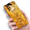 Art Gustav Klimt Black Silicone Phone Case For Xiaomi POCO X3 X4 NFC F5 M3 M4 M6 X5 X6 Pro F3 F4 GT 5G C55 C65 M5