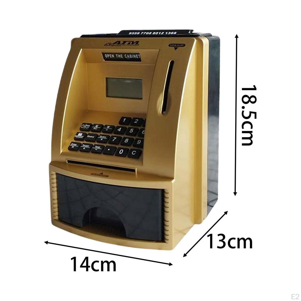 Geldautomat Sparschwein Lernspielzeug Münze Elektronisches Geld für Jungen Mädchen