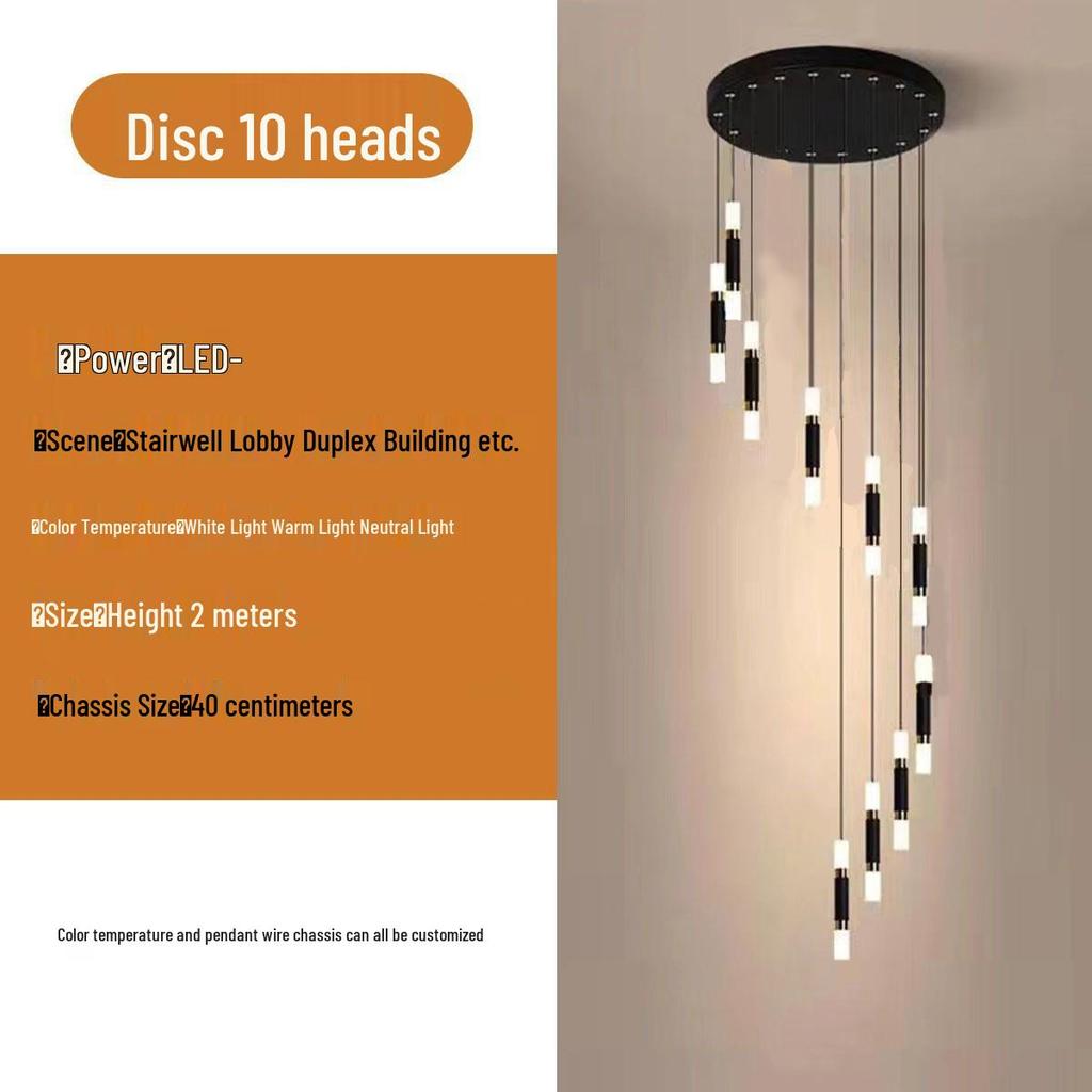 Minimalist Long Line Pendant Light for Living Room, Bedroom, Staircase, and Restaurant - 2025 Design