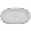 VidaXL Bathroom Sink with Mixer Tap Ceramic Oval White Faucet Basin 275496