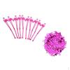 Tropical 10x Flamingo Drink Tea Stirring + Table Confetti Scatter Party Decorartion