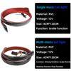 1PCS Carbon Fiber 110CM 120CM LED Strip Light Turn Signal Brake Rear Tail Lights Driving DRL Tail Lamp Universal 12V
