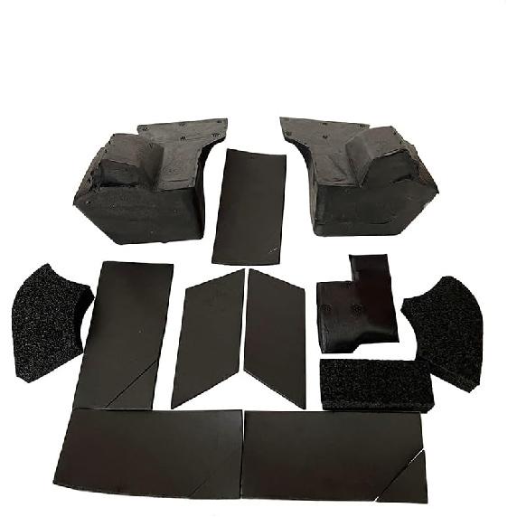 12-teiliges Hardtop-Dichtungskit Regendichtungs-Schaumstoffblocker Reparaturset Kompatibel mit Jeep Wrangler JL 2018 2019 2020 2021 2022 2023 2024 2025 Innenraum