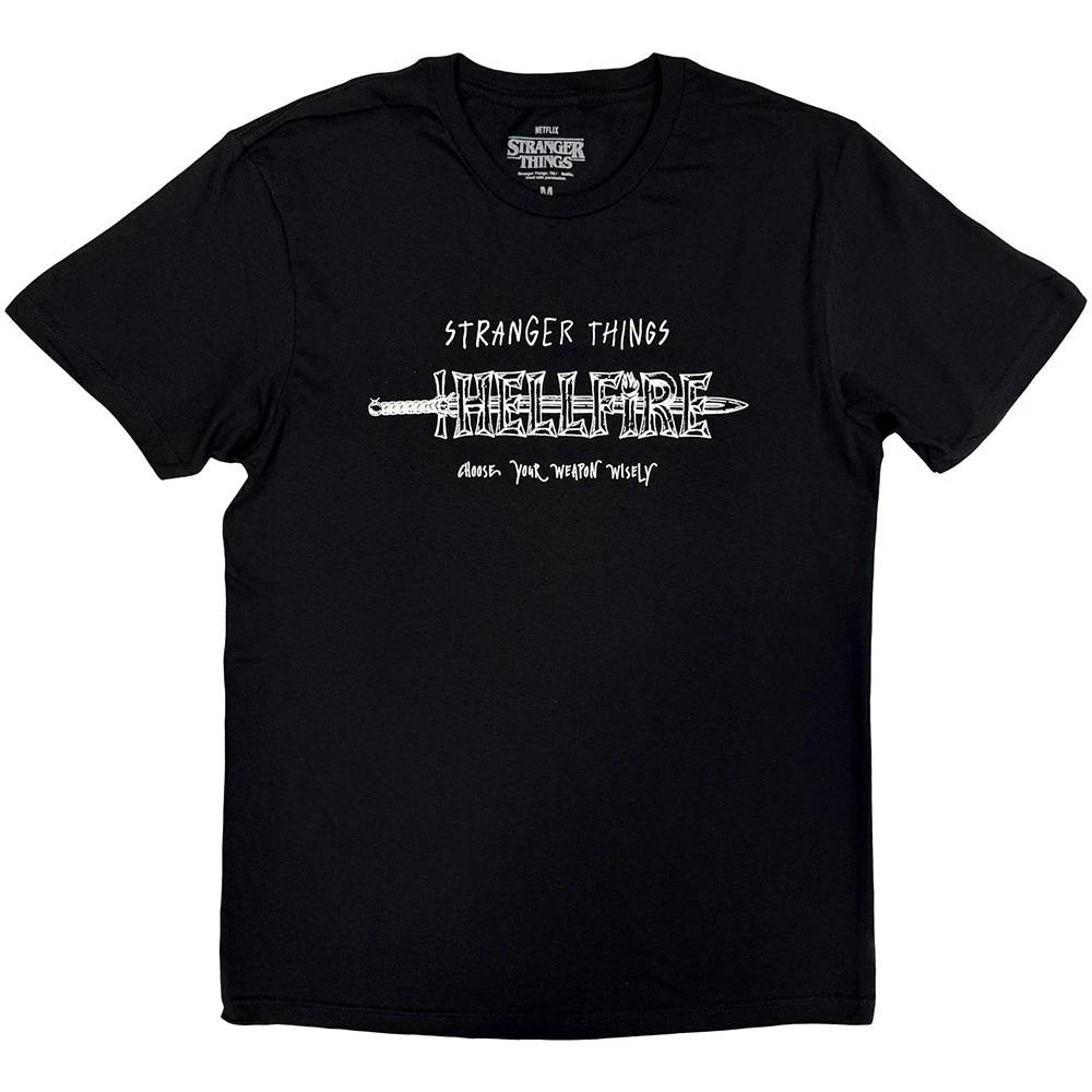 Stranger Things Hellfire T-shirt voor mannen S