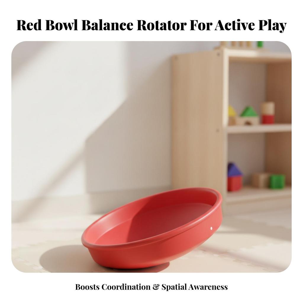 Molded Plastic Rotational Balance Bowl Indoor Sensory-Motor