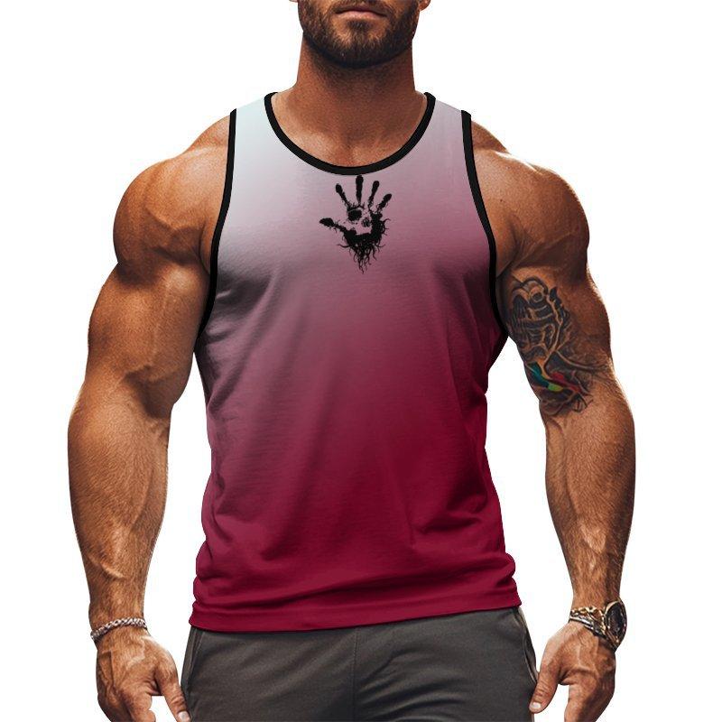3D Printed Sports Vest Summer Men Y2k Sleeveless Men's Top Oversized Tank Fashion Streetwear T Shirt