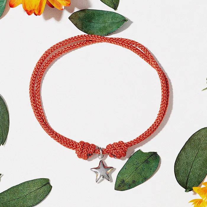 M Star Pendant Knot Bracelet (C2503AC1332_OR)