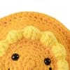 Tortoise Sweater Sunflower Design Warm Knitted Costume With Adjustable Elastic Strap Pet Costume Sweater For Small Animal Winter