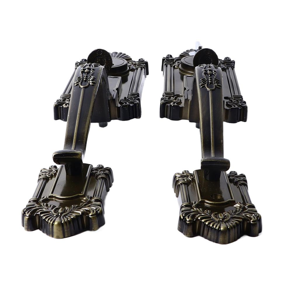 European Style Door Handle European Style Retro Bedroom Living Room Door Handle Lock Bow Shaped