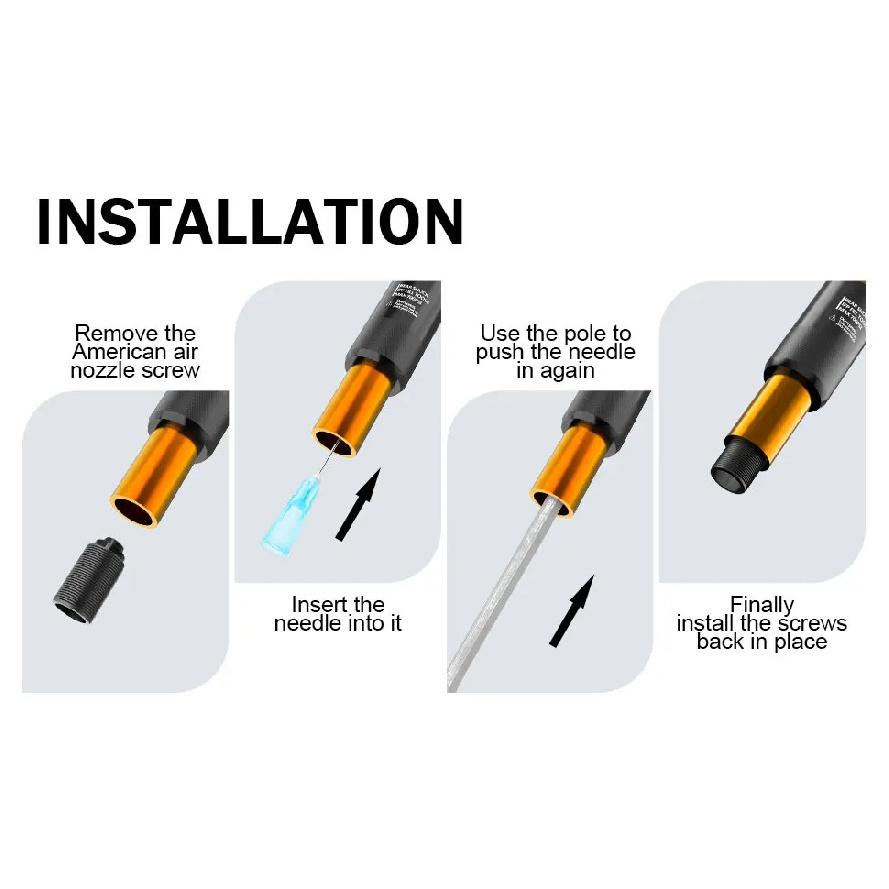 Bicycle Bike Rear Shock IFP Needle Charging Adapter Fill Tool for FOXRP2/RP23/FLOAT-X/CTD/ FLOAT-DPS for X-FUSION CCDB