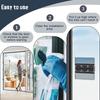 Sliding Window Limit Lock Transparent Punch-free Pasted Door Safety Locks Buckle Baby Protection