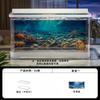 New Small Desktop Aquarium Eco Background Sticker Fish Tank for Living Room All-in-One Goldfish Bowl Compact Decor Home Aquarium