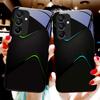 Simple And Large For Samsung Galaxy A15 5G 54 4G 51 50 24 35 90 71 12 51 53 52S 80 22 34 Black Tempered Glass Phone Case