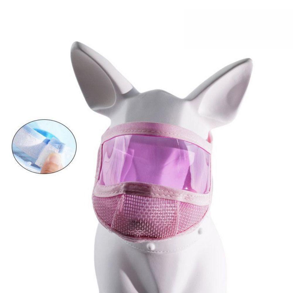 Transparent Cat Mouth Cover Adjustable Safety Protective Cover Pet Anti-Bite Muzzle Pet Supplies