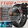 New Military 1100mAh Big Battery Outdoor Smart Watch Men GPS Path Compass 10ATM Waterproof Call AMOLED HD Sport Smartwatch