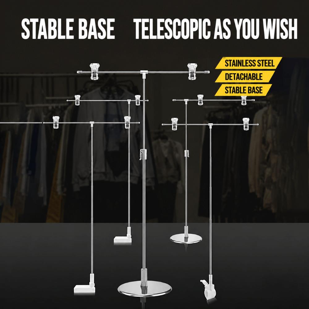 Adjustable POP Poster Stand Retractable Display Stand  Retail Shop Market Stall Advertising