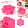 Star Shaped Silicone Mold for Baking Cake Cookie Pudding Chocolate Mold Flexible Non Stick Kitchen Tool for Holiday and Everyday Use