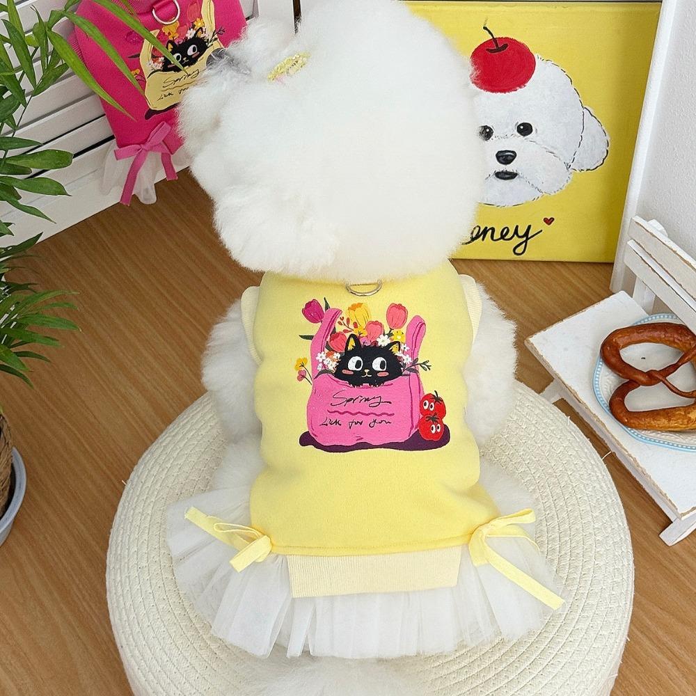 

Dopamine Dog Pullover Hoodie Warm Thick Pet Puppy Skirt Pet Hoodie Dog Clothing Autumn Winter XXL жёлтый