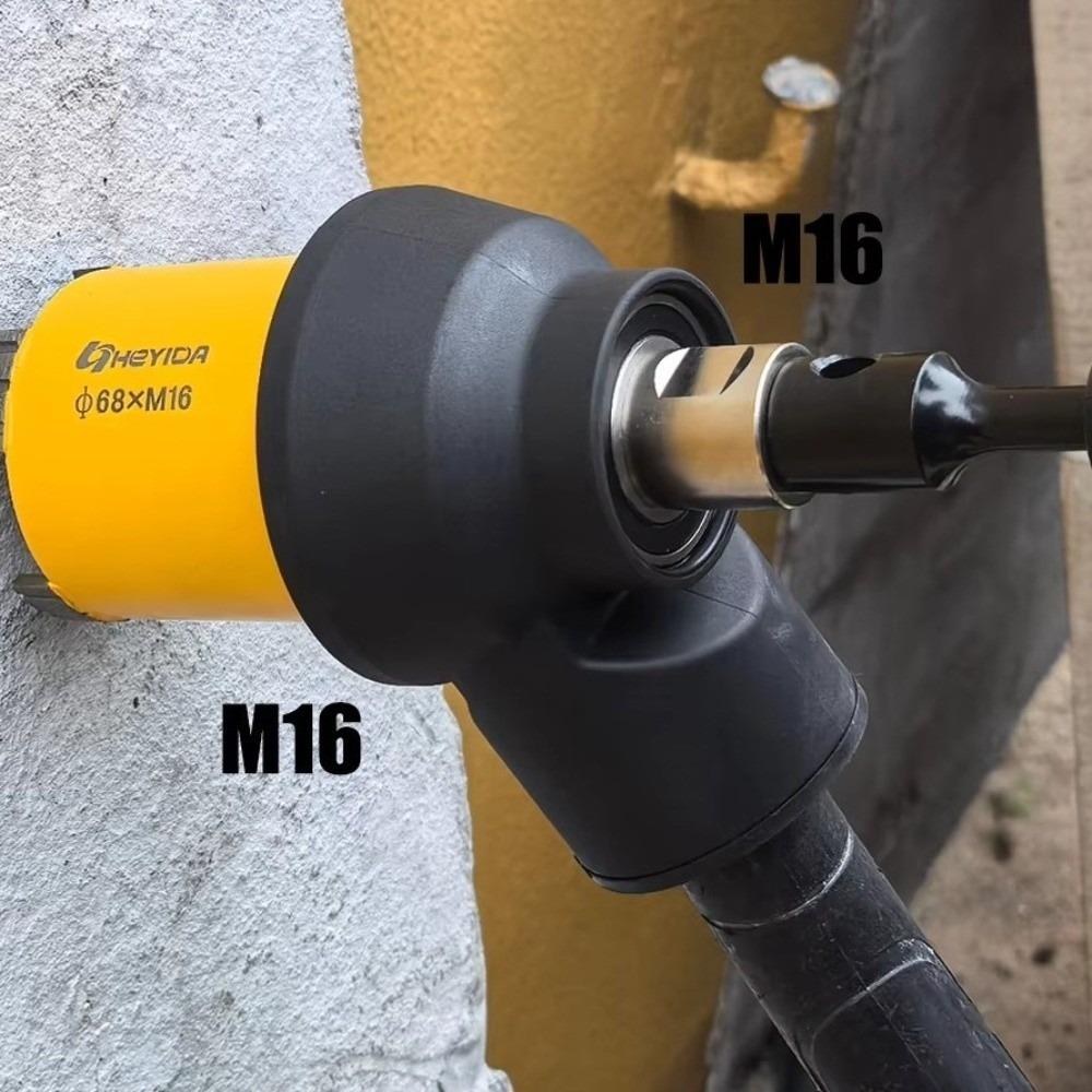 M22 M18 M16 Thread Dust Collect Cover Dust Collector Adapter For Wall Stone Hole Process