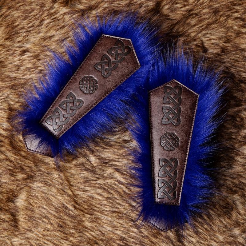 Mittelalterliche Stil Prägung Handschuhe PU Armschienen Für Damen Herren Cosplay Party LARP Und Historische Nachstellung