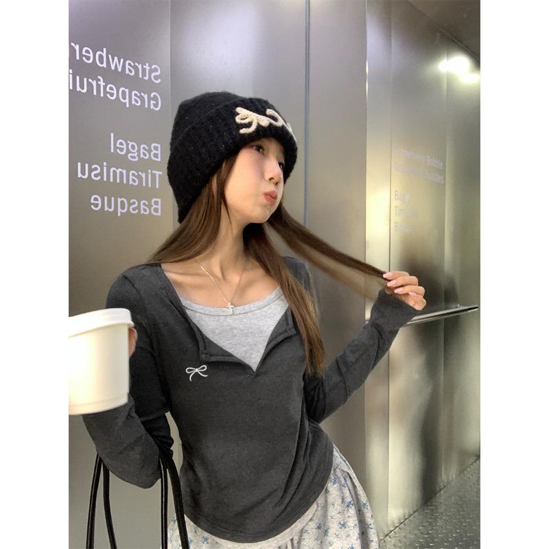 

Женская рубашка из искусственного двухкомпонентного ворсистого бархата на осень и зиму, новый облегающий топ с длинными рукавами и складками на талии XL