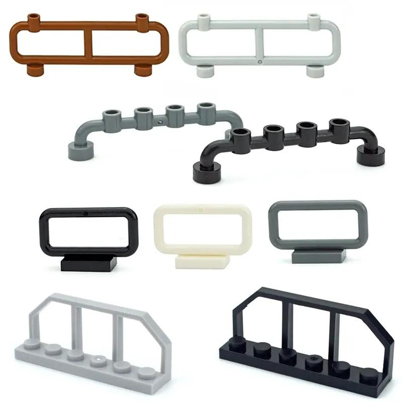 DO IT YOURSELF Assembles Particles 6140 2486 6187 Technical MOC Parts Rails Stair Fence Guardrail Panel Barrier Ladder City Construction Bricks