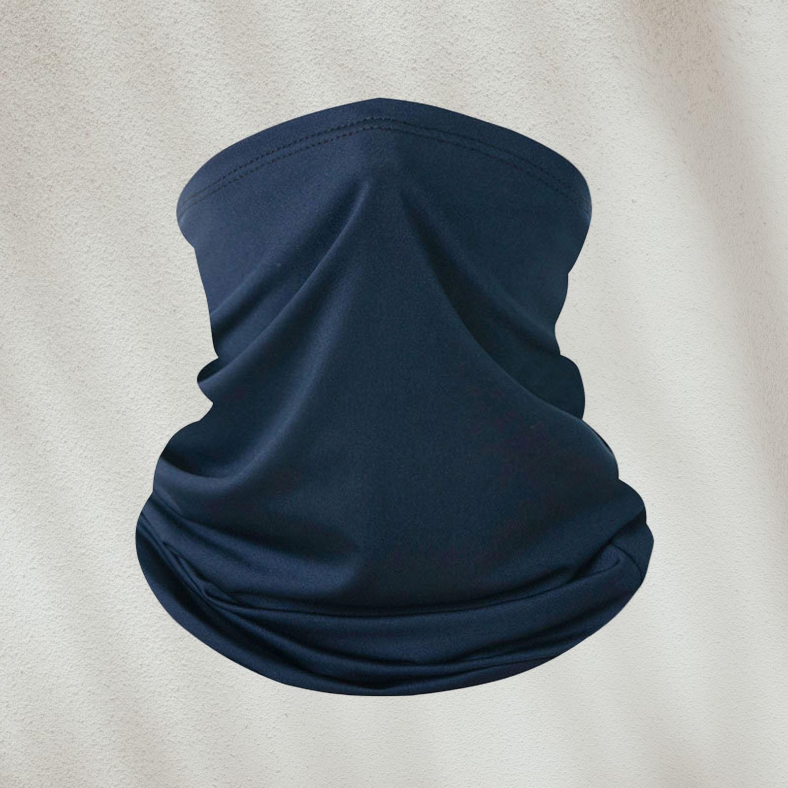 

Летняя Солнцезащитная Маска для езды на велосипеде, для рыбалки на открытом воздухе, для защиты от ультрафиолета, для головы, солнцезащитный крем, повязка на шею One Size тёмно-синий