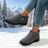 Waterproof Warm Low Top Casual Winter Snow Boots For Women Large Size