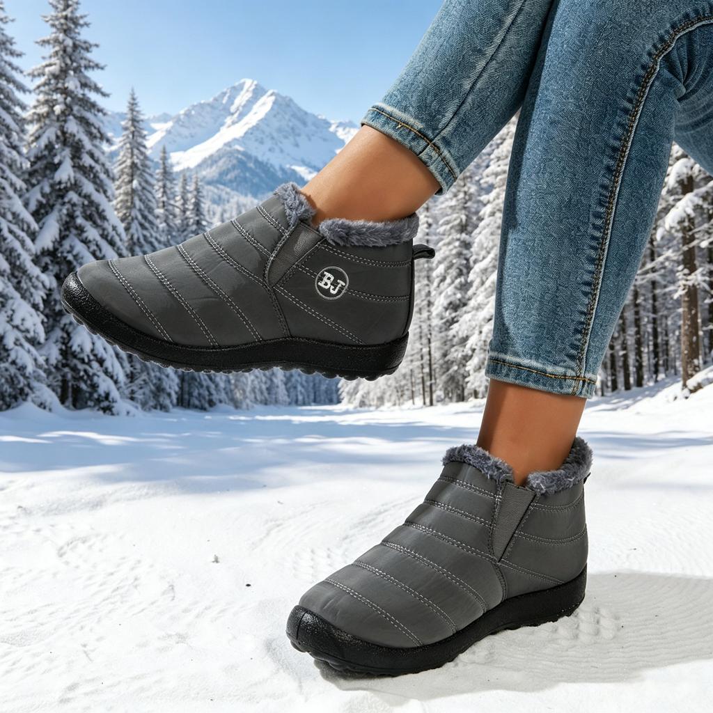Waterproof Warm Low Top Casual Winter Snow Boots For Women Large Size