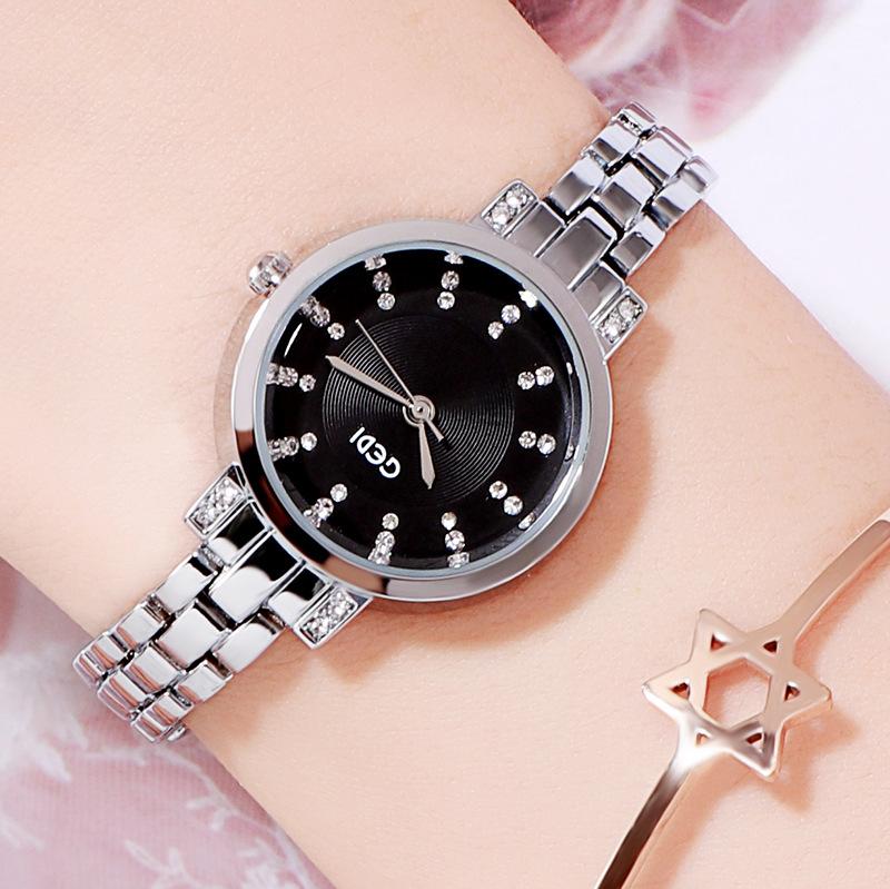 Korean Fashion Women S Watch, Casual Trend Waterproof Women S Watch, Diamond-Encrusted Literal Trend Versatile Women S Watch