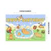 Cute Capybara-Themed Birthday Party Decorations: Balloons, Animal-Shaped Decorations, Capybara Party Banners, Backdrops, and Decorative Accessories