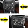 For Mazda MX-5 NC 2009-2015 Aluminum Alloy Red/Silver Car Air Conditioner Volume Adjustment Knob Cover Trim Car Accessories