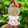 Labubu 15cm/17cm Doll Clothing Sitting Party Strawberry Tank Top Skirt Paired With Princess White Shoes Princess Baby Clothes