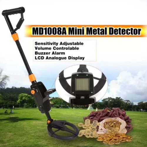 TAMOSH 1008A Underground Metal Detector for Gold and Silver Jewelry, Waterproof Treasure Finder, Kids Metal Detector