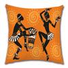 Abstract Painting Africa Cus On Cover African Woman Home Decor Pillow Case Gallery Exotic Ethnic Stye Linen Cus On Cover