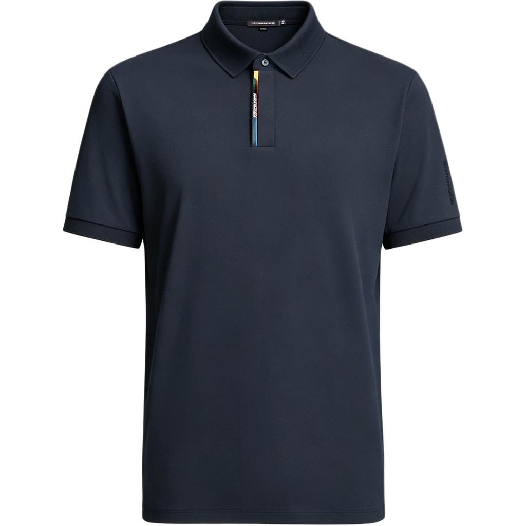 SALOMON Pl Od Bsc Polo Outdoor Casual Trendy Commuting Breathable Lightweight Short Sleeve Polo Shirt Men Tops LD0140000