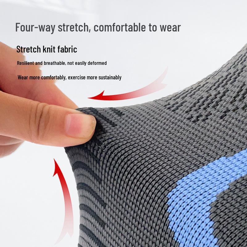 Silicone Anti-Slip Compression Knee Support for Sports & Fitness