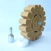Decal Removal Eraser Wheel with Power Drill Arbor-Adapter Rubber Pinstripe 100mm