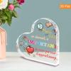 2D Flat Acrylic "important" Teacher Appreciation Award Decoration, Indoor and Outdoor Decoration - No Battery/electricity Required, Free Day Decoratio