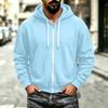 Men's Casual Zip-Up Hoodie Sweatshirt Jacket with Pockets for Everyday Wear