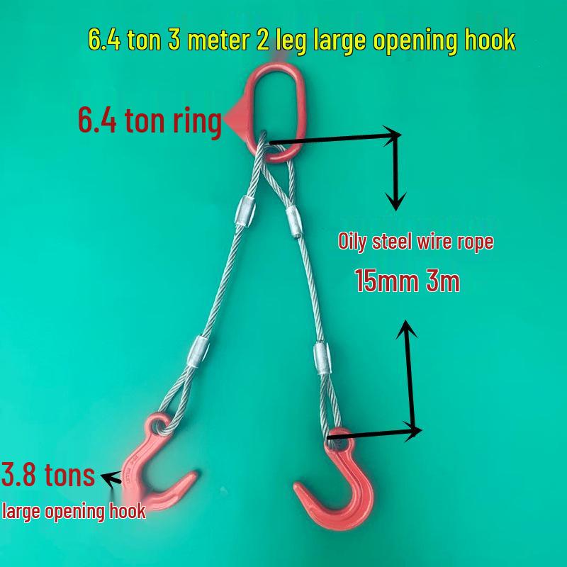 Wire Rope Sling Variants: Pressed Wire Rope, Lifting Hook, Two-Leg, Three-Leg, Four-Leg.