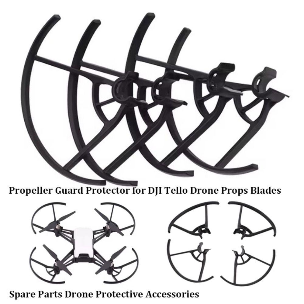 Plastic Propeller Guard Protector Black Quadcopter Prop Bumper for DJI Tello Drone